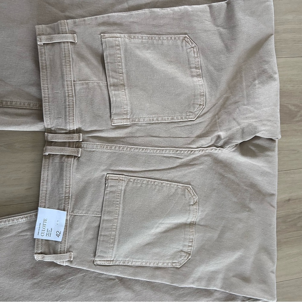 MNG jeans Culotte Catherine High wasited loose fit ankle length size US 10 - Picture 9 of 9